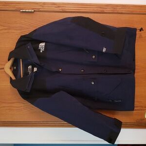 The North Face Navy Blue Weather Resistant Coat Jacket- Gore-Tex